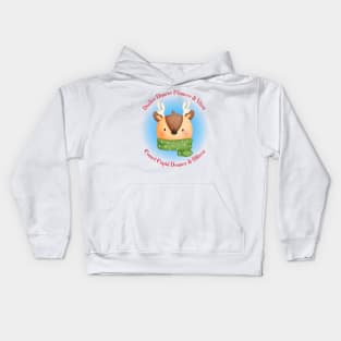 Cute Funny Reindeer Kids Hoodie